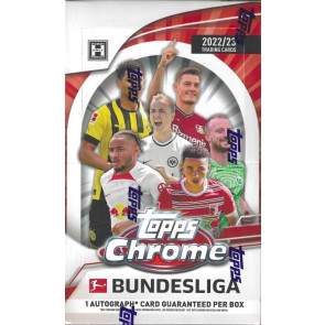 2022-23 Topps Chrome Bundesliga Soccer Factory Sealed Hobby Box