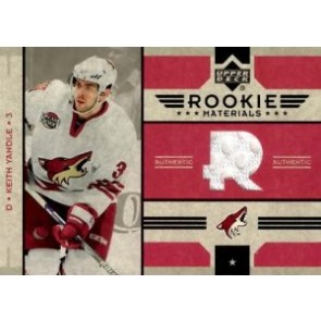 2006-07 Upper Deck Keith Yandle Rookie Materials Game Worn Jersey